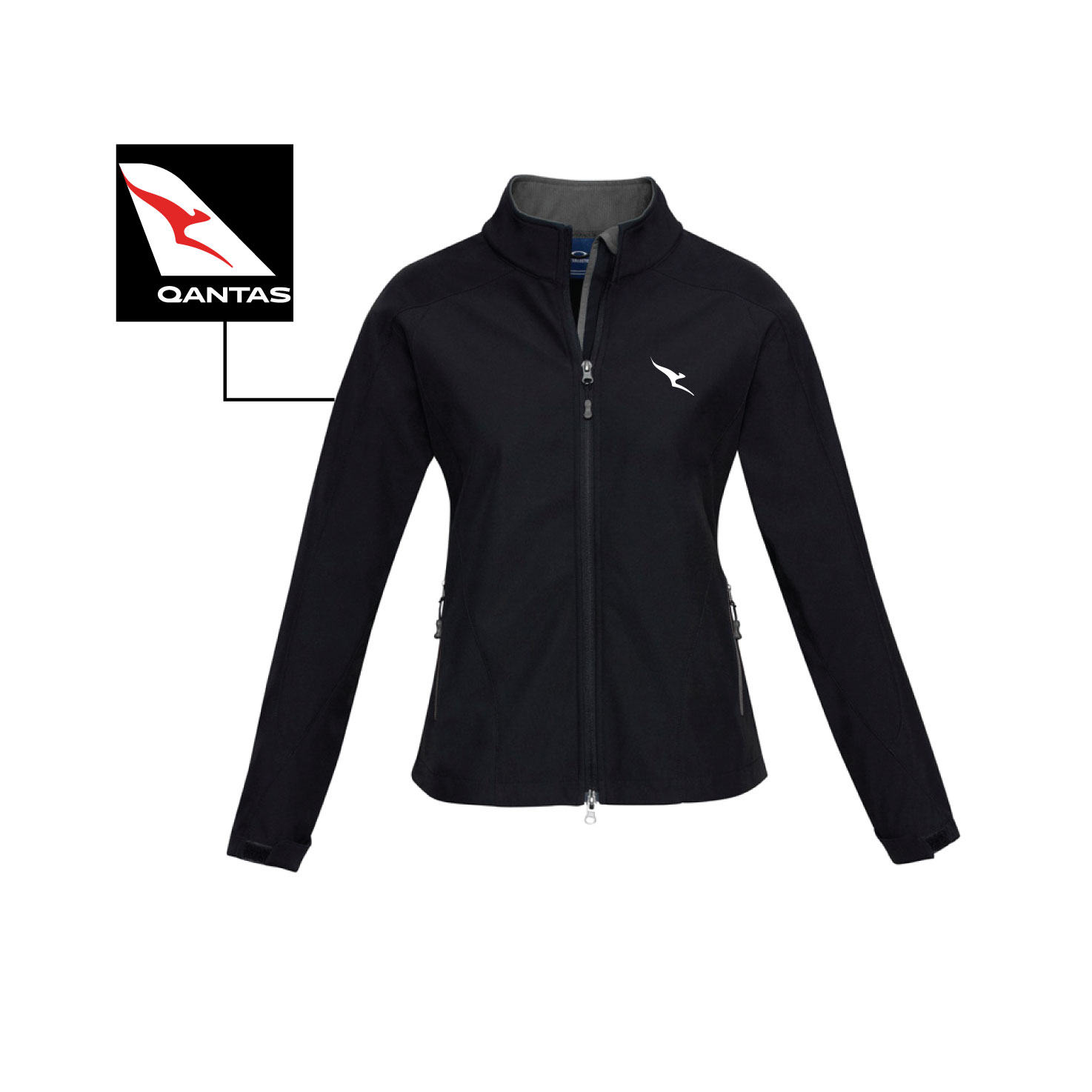 J307L Ladies Geneva Jacket - Black Graphite