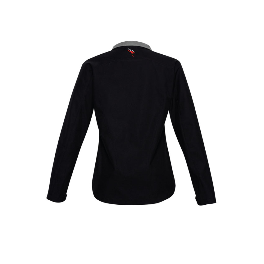 J307L Ladies Geneva Jacket Black Graphite back-1