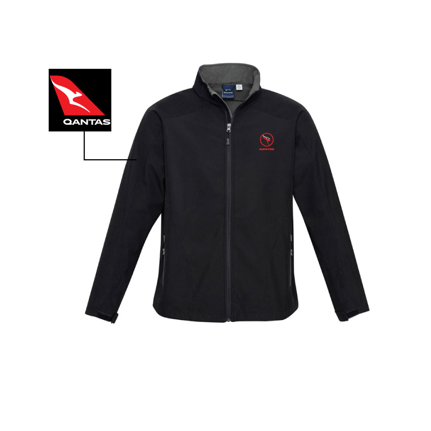 QS J307M Mens Geneva Jacket - Black Graphite