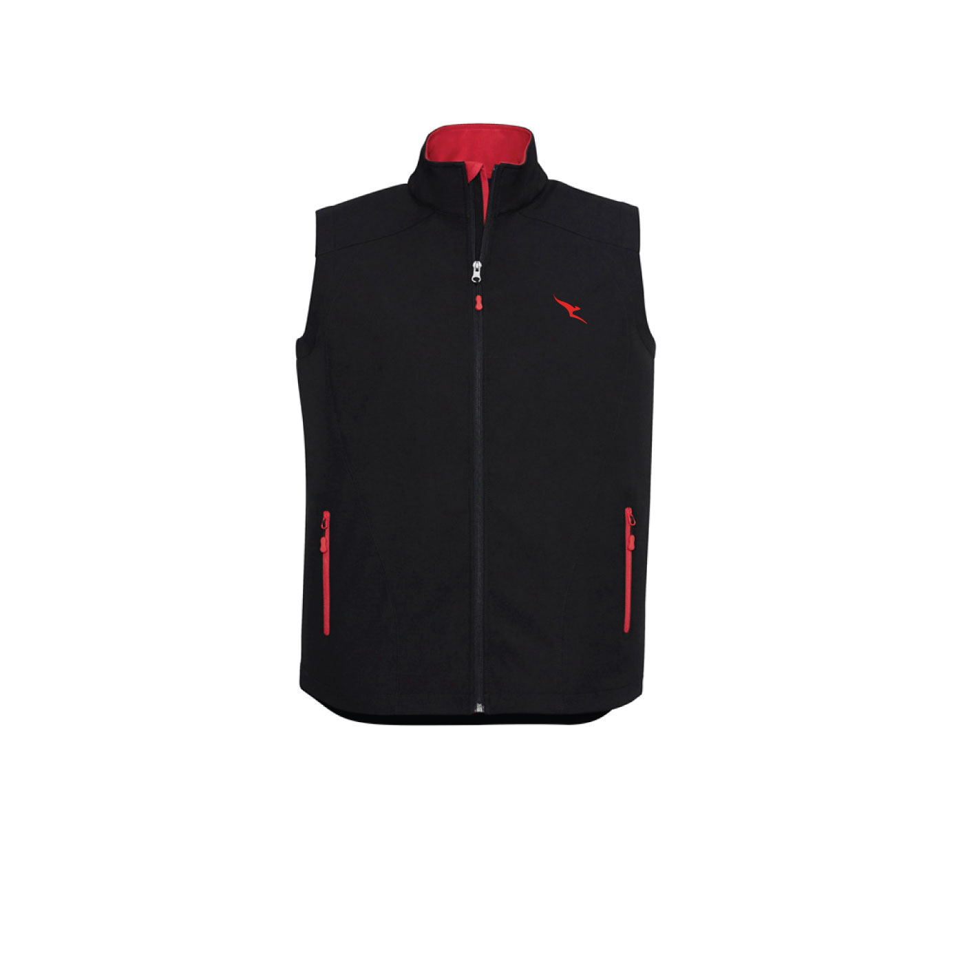 IOC J404M Mens Geneva Vest - Black Red